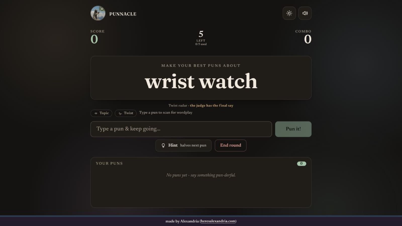Punnacle screenshot